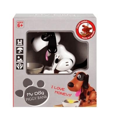 Интерактивна касичка Крадливо Куче кафяво