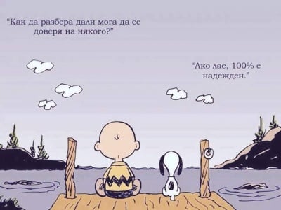 Ето какво казва Снупи