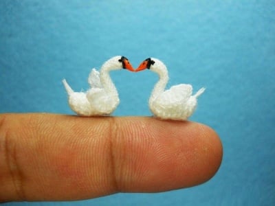 Лебеди от прежда