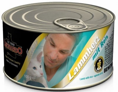 Пастет за котки с агнешко месо и сърца