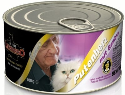 Пастет за котки с пуешко и сърца