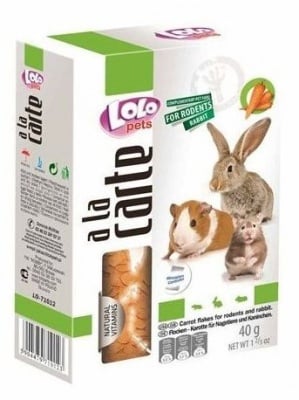 "LOLO PETS" - Люспи от морков за гризачи