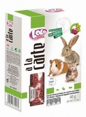 "LOLO PETS" - Люспи от цвекло за гризачи