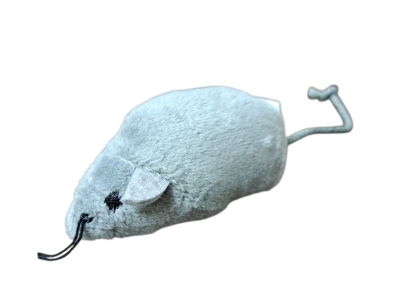 Сива мишка за игра - за котки