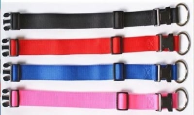 "Спорт+" - Нашийник от изкуствена лента  15 мм. на 30-45 см.