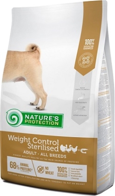 NP Weight Control Sterilised - Ниско калорична храна за кучетаот всички породи след кастрация 