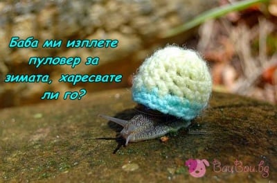 Охлювски пуловер на една кука