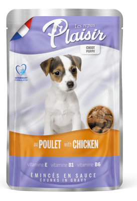 Пауч за малко куче до 12 месеца с пилешко месо в сос Грейви 100гр