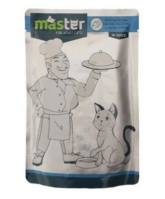 Пауч за котки риба