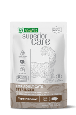 SC Sterilised Adult Cats Tuna - Пауч за израснали кастрирани котки с риба тон 