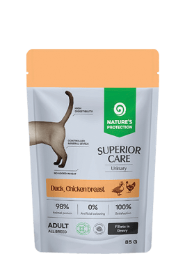 SC Grain Free Urinary Adult Cats with Duck – Пауч за котки за здрави пикочни пътища с патешко