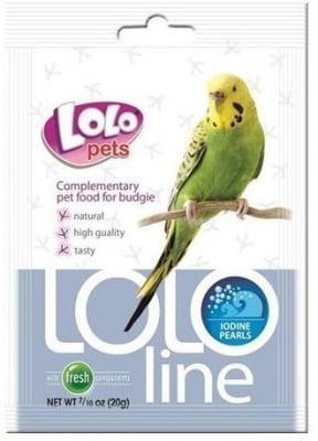 "LOLO PETS Lololine" - Перли с йод за вълнисти папагали