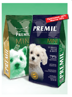 Mini - за кучета от малки породи, 15 кг.