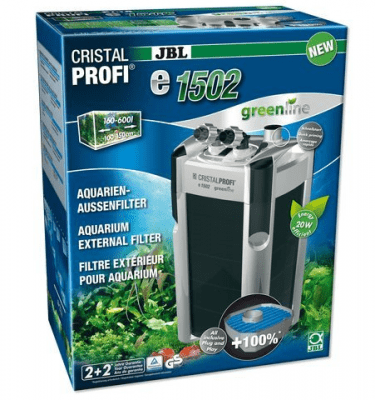JBL CristalProfi e1502 greenline - Енергоспeстяващ външен филтър за аквариуми от 200 до 700 л