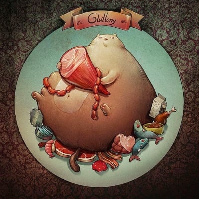 Рисувани котки ни припомнят седемте смътни гряха на човечеството