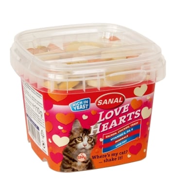 "Love hearts" - Лакомство за котки
