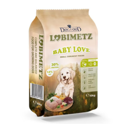 Baby Love - Гранулирана българска храна с 30% протеин - за растящи кучета от всички породи