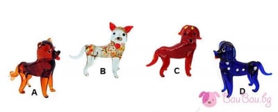 Стъклено кученце - пазител на дома