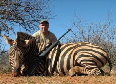Стоичков със зебра