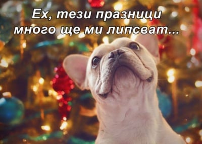 Да изпратим празниците...