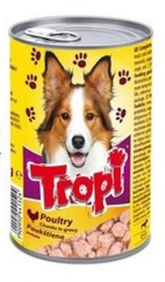 "Tropi" - Консерва за куче малка - различни вкусове