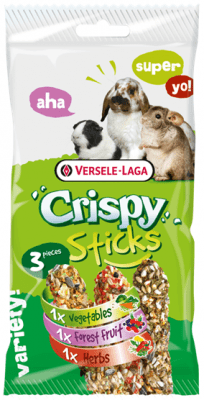 "Sticks Triple Variety Pack Herbivores" - Крекери със зеленчуци, горски плодове и билки 