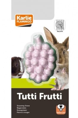 "Tutti Frutti" - Витаминно камъче за  малки гризачи с вкус на грозде