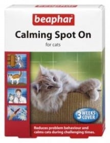 Beaphar – Calming Spot On – успокояващи пипети за котки, 3 бр