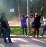 Тормоз над животни зоопарк