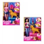 Кукла с бременно куче, кученца и аксесоари 