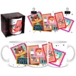 Коледна чаша "Весели Празници" /300 милилитра/