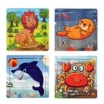 Пъзел - дърво /9 едри елемента/