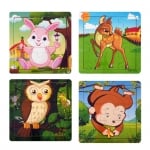 Пъзел - дърво /9 едри елемента/