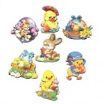 Сувенир магнит 75~60x50 мм МДФ Великден АСОРТЕ