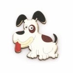 Куче дърво с лепка 32x35 мм -10 броя