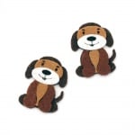 Куче филц 44x33 мм -5 броя