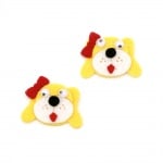 Куче глава филц 27x40 мм мърдащи очи -5 броя