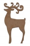 Фигурка кафява МДФ за декорация елен 100x3 мм
