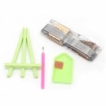 Диамантен гоблен 21x25 см кръгли диаманти частично облепяне -Царството на пеперудите YSA1983