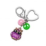 Ключодържател бухалче - лилаво