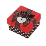 Ключодържател бухал с червен пух