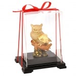 Луксозна статуетка Златен бухал, 17 см.