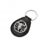 Стилен кожен ключодържател - Скорпион