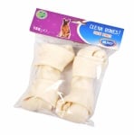 "Duvo+" - Кокал от бяла кожа вързан - 14 см.