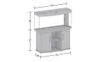 Аквариум комплект Вижън 260л / Aquarium Juwel Vision 260L