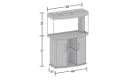 Аквариум комплект Вижън 180л / Aquarium Juwel Vision 180L
