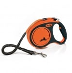 Автоматичен повод за кучета Flexi Xtreme лента 5метра - три размера, 2 години гаранция