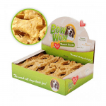 Лакомство зa куче Bow Wow - Натурален кокал без глутен от говеждо, птичи дроб и юка