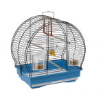 Малка клетка с правоъгълна основа, подходяща за канарчета и малки екзотични птици. 40 x 23,5 x h 38,5 cm