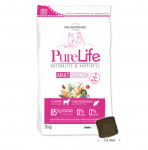 Храна за пораснали кучета от всички породи Flatazor Pure Life Adult Selection Lamb, с агнешко, подходяща също и за чувствителни кучета, две разфасовки